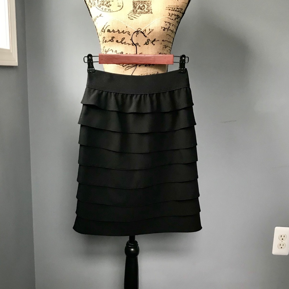 Alfani Black Ruffled Pencil Skirt!